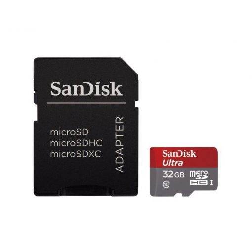 SanDisk  microSDHC™ Mobile Ultra™ 32GB + adapter,  class 10, A1